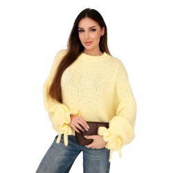 Sieviešu dzeltens džemperis Fango