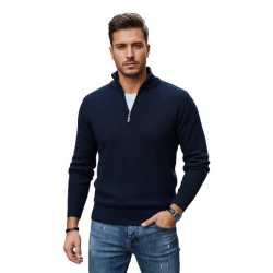 Vīriešu tumši zils džemperis Monar
