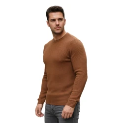 Vīriešu brūns džemperis Areta