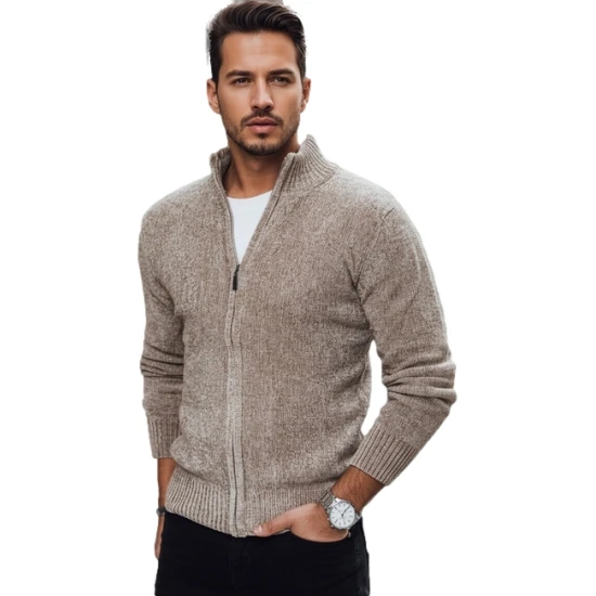 Vīriešu brūns džemperis Andri