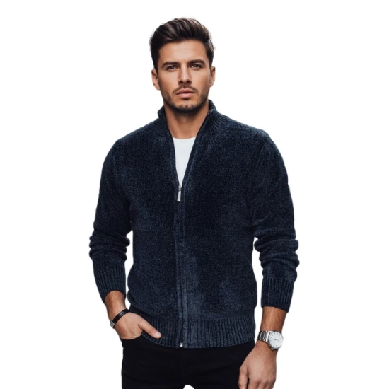 Vīriešu tumši zils džemperis Andri