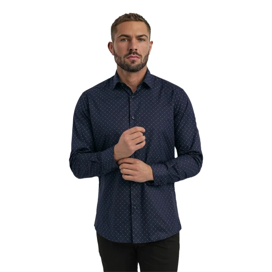 Vīriešu tumši zils krekls Royal Krekli