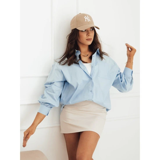 Sieviešu gaiši zils krekls Levy DY0382