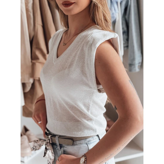 Sieviešu gaiši pelēka blūze SELFINA MY2437