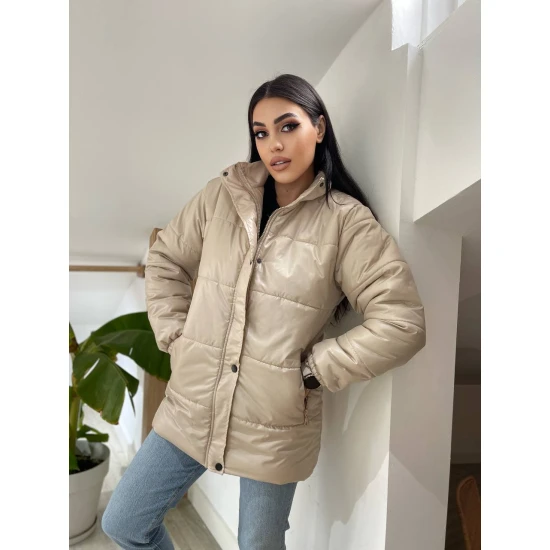 Stilīga brūna sieviešu jaka Gebor PK4034 Premium