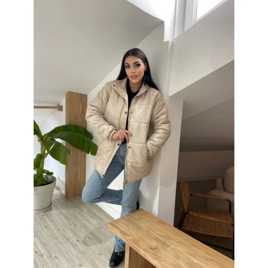 Stilīga brūna sieviešu jaka Gebor PK4034 Premium