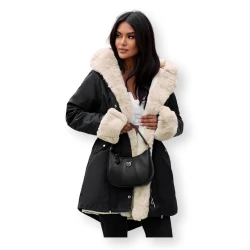 Melna sieviešu jaka Moly