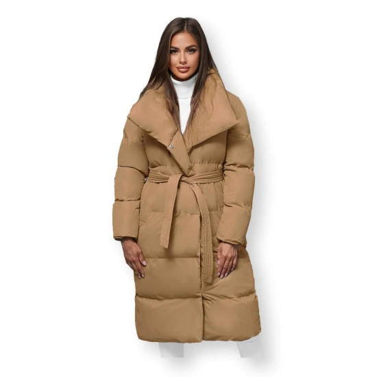 Sieviešu brūns mētelis Korper JS/M737/84