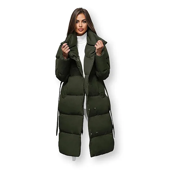 Moteriškas chaki paltas Korper JS/M737/136