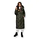 Women's green quilted winter jacket Coco JS/5M3173/136