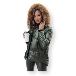 Zaļa dāmu jaka Sparkle