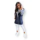 Zila divpusējā veste Melani TY3415