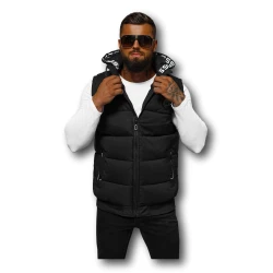 Vīriešu melna veste Inker