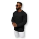 Vīriešu melns džemperis Itālija