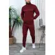 Vīriešu treniņtērps bordo krāsā Orest PK3004 Premium