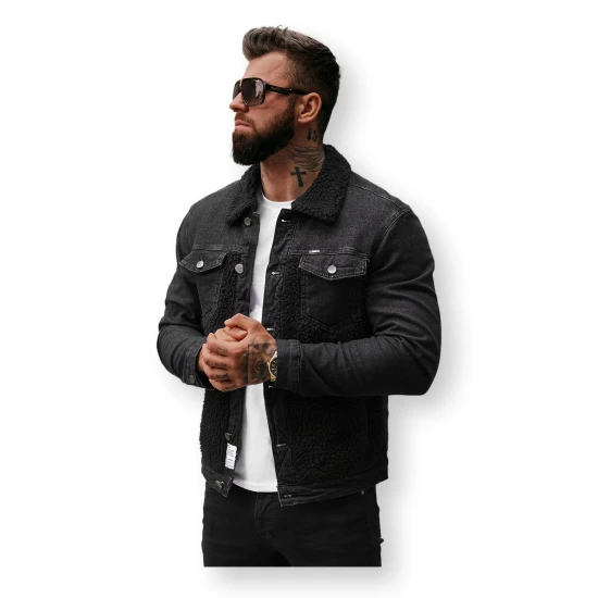 Melna džinsa jaka Biok NB/MJ533N