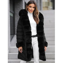 Jaka melna ar kažokādu Dorter