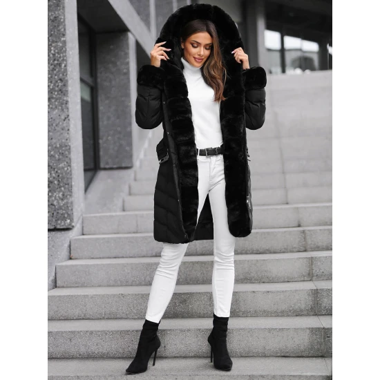 Jaka melna ar kažokādu Dorter JS/5M3156/392