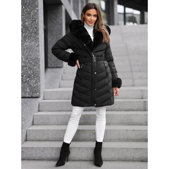 Jaka melna ar kažokādu Dorter JS/5M3156/392