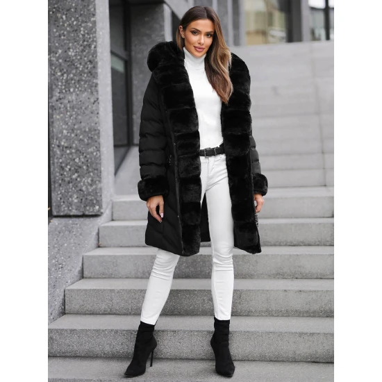 Jaka melna ar kažokādu Dorter JS/5M3156/392