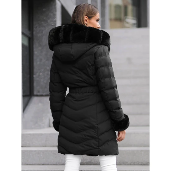 Jaka melna ar kažokādu Dorter JS/5M3156/392