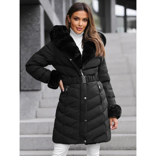 Jaka melna ar kažokādu Dorter JS/5M3156/392