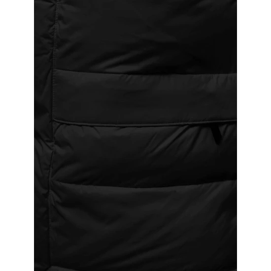 Melna vīriešu stepēta ziemas jaka Poker JS/31M5008