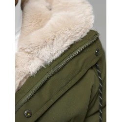 Vīriešu zaļa ziemas jaka zolo