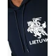 Vīriešu zils komplekts ar kapuci Lietuva PK3033 Premium