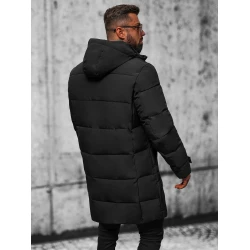 Vīriešu melna stepēta jaka Storm