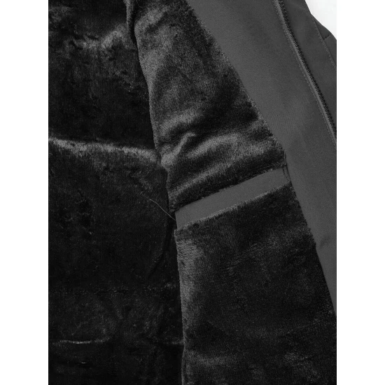 Vīriešu melna stepēta jaka Storm JS/31M5011