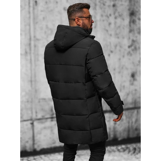 Vīriešu melna stepēta jaka Storm JS/31M5011