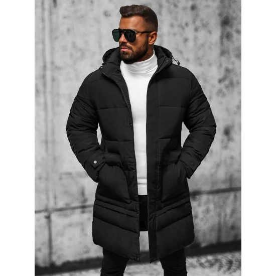 Vīriešu melna stepēta jaka Storm JS/31M5011