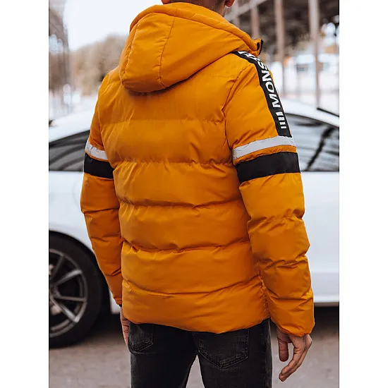 Yellow men's winter jacket Noris TX4566