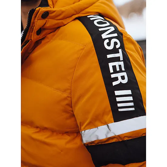 Yellow men's winter jacket Noris TX4566