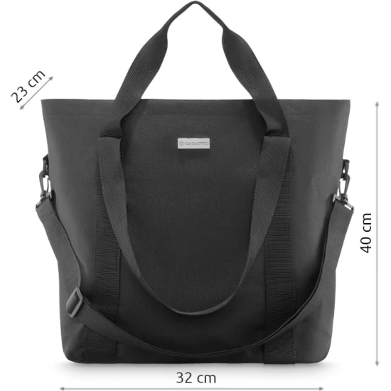 Melna rokassomiņa Loren ZG815