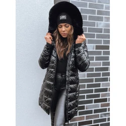 Sieviešu melna ziemas jaka Dona