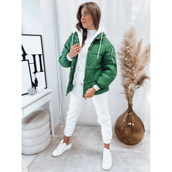 Sieviešu zaļa ziemas jaka Space TY4069