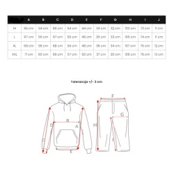 Balts vīriešu treniņtērps Ronex