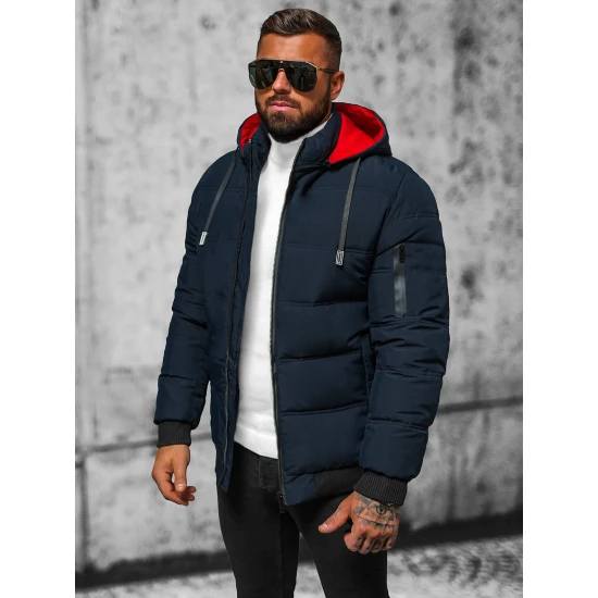 Vīriešu tumši zila ziemas jaka Rock JS/31M5003