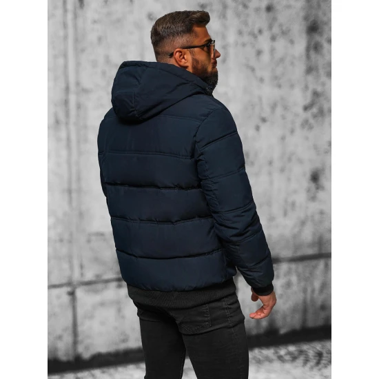 Vīriešu tumši zila ziemas jaka Rock JS/31M5003