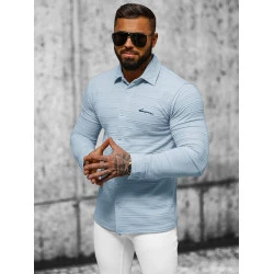 Vīriešu zils krekls Dome