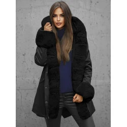 Sieviešu melna jaka Gibon