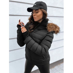 Sieviešu melna ziemas jaka Paloma