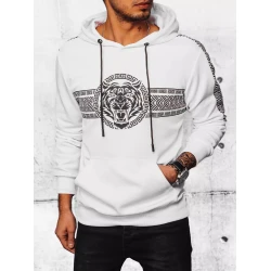 Vīriešu džemperis ar kapuci ar Slik apdruku