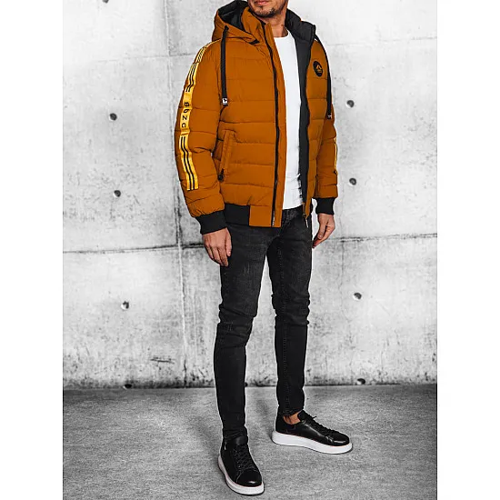 Men's black quilted jacket Romel TX4650