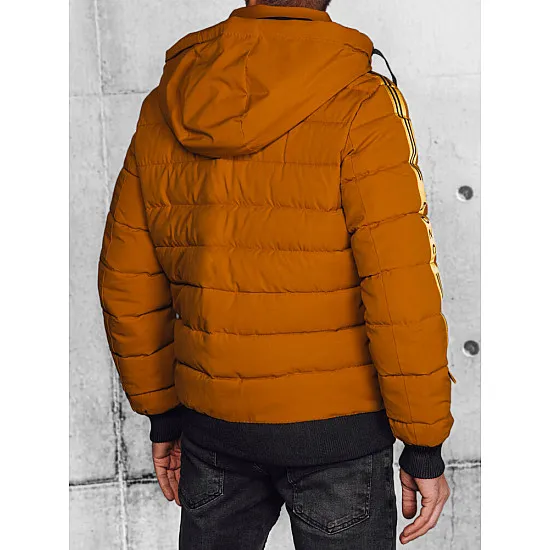 Men's black quilted jacket Romel TX4650