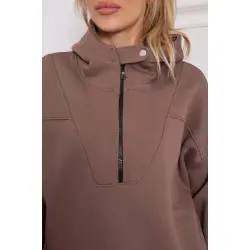 Mocca krāsas džemperis sievietēm Kesi
