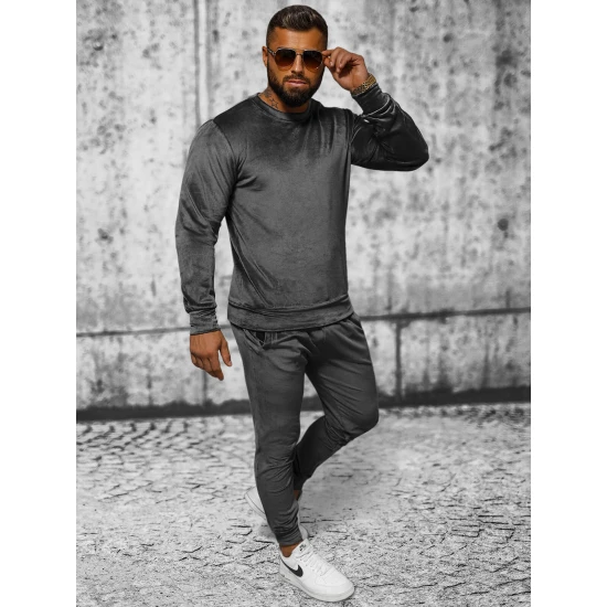 Pelēks velūra komplekts Bill JS/8C1167/3 Premium