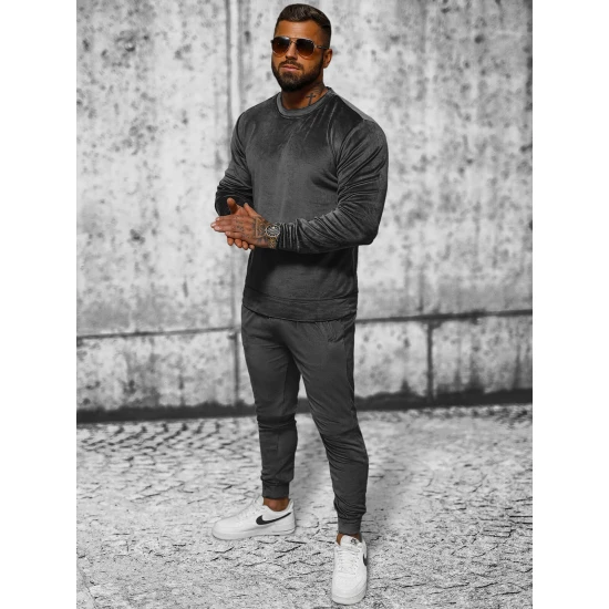 Pelēks velūra komplekts Bill JS/8C1167/3 Premium